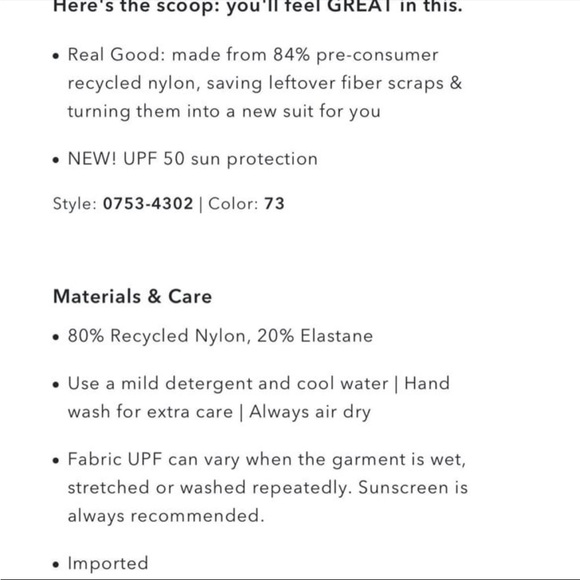 Aerie ruched longline bikini top- L - Picture 6 of 6